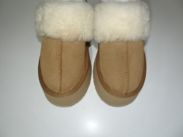 ムートンサンダルの油染みが改善